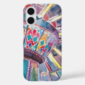 Amusement Park Swings Abstract Iphone Case (Rückseite)
