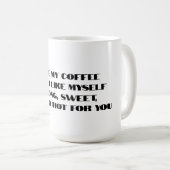 Amüsierender Mug Kaffeetasse (VorderseiteRechts)