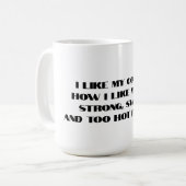 Amüsierender Mug Kaffeetasse (Vorderseite Links)