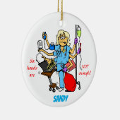 Amüsierschmuck Keramik Ornament (Rechts)