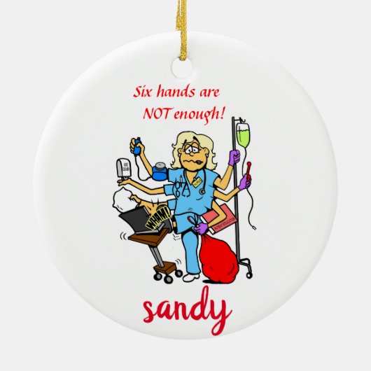 Amüsierschmuck Keramik Ornament (Hinten)