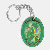 Amusing Irish Gold Rush Schlüsselanhänger (Vorderseite links)
