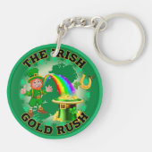 Amusing Irish Gold Rush Schlüsselanhänger (Rückseite)