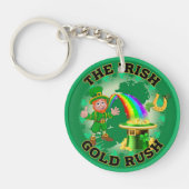 Amusing Irish Gold Rush Schlüsselanhänger (Vorderseite)