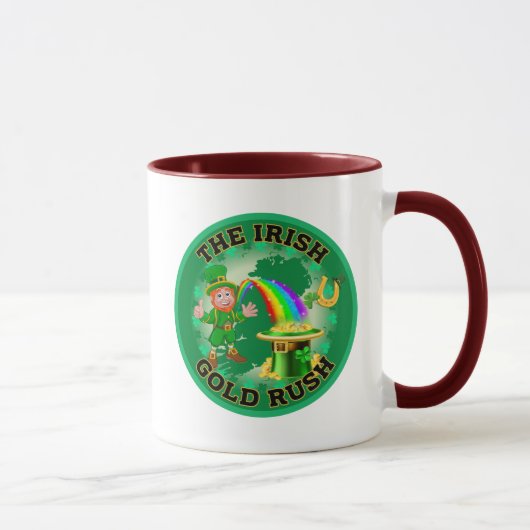 Amusing Irish Gold Rush Tasse (Rechts)