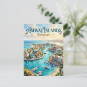 Amwaj-Inseln Bahrain Postkarte (Stehend Vorderseite)
