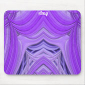 AMY ~ Blue Lavendel und Lila Design Mouse Pad Mousepad (Vorne)