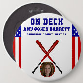 AMY CONEY BARRETT US SUPREME GERICHTSHOF BUTTON (Vorne & Hinten)