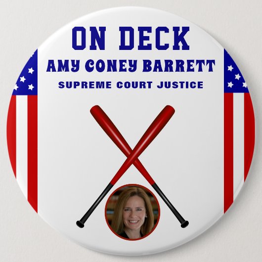 AMY CONEY BARRETT US SUPREME GERICHTSHOF BUTTON (Vorderseite)