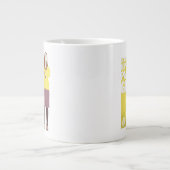 Amy | Downtown Hipster Party Girl Jumbo-Tasse (Vorderseite)