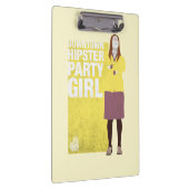 Amy | Downtown Hipster Party Girl Klemmbrett (Rechts)