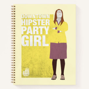 Amy   Downtown Hipster Party Girl Notizblock