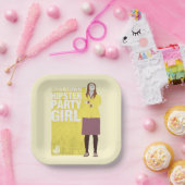 Amy | Downtown Hipster Party Girl Pappteller (Party)