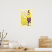 Amy | Downtown Hipster Party Girl Poster (Küche)