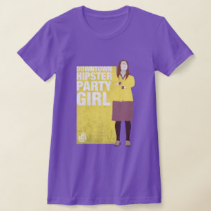Amy Downtown Hipster Party Girl T-Shirt