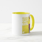 Amy | Downtown Hipster Party Girl Tasse (VorderseiteRechts)
