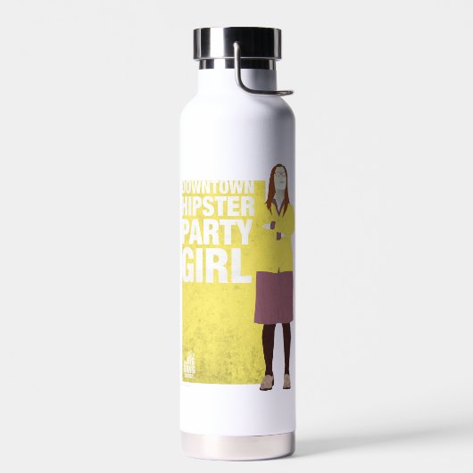 Amy | Downtown Hipster Party Girl Trinkflasche (Links)