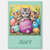 AMY ~ EASTER KITTENS Easter Eggs~  Magnet (Vorderseite)