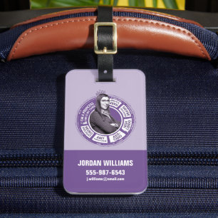 Amy Farrah Fowler Info Graphic Gepäckanhänger