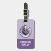 Amy Farrah Fowler Info Graphic Gepäckanhänger (Vorderseite vertikal)