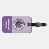 Amy Farrah Fowler Info Graphic Gepäckanhänger (Rückseite horizontal)