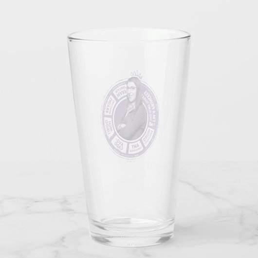 Amy Farrah Fowler Info Graphic Glas (Rückseite)