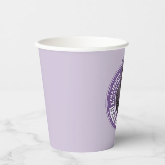 Amy Farrah Fowler Info Graphic Pappbecher (Vorderseite)