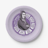 Amy Farrah Fowler Info Graphic Pappteller (Vorderseite)