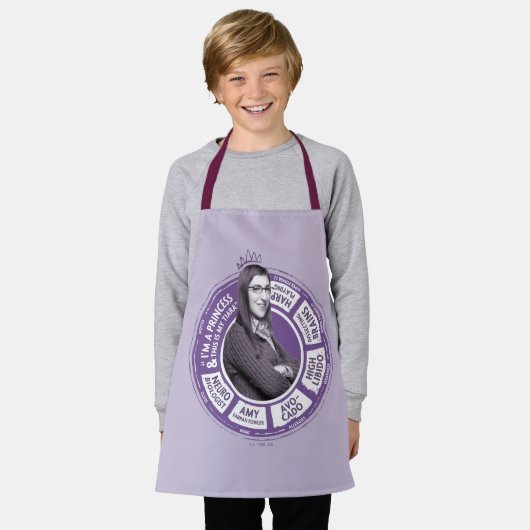 Amy Farrah Fowler Info Graphic Schürze (Getragen)