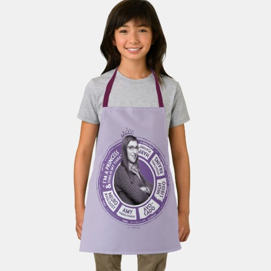 Amy Farrah Fowler Info Graphic Schürze (Insitu)