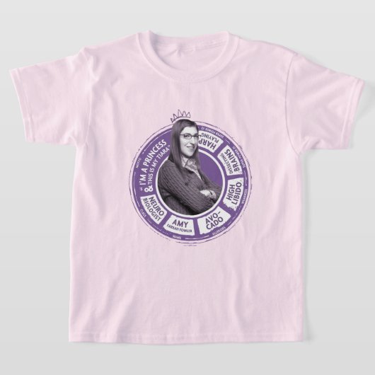 Amy Farrah Fowler Info Graphic T-Shirt (Ablage )