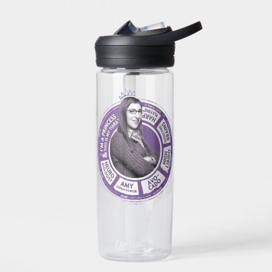 Amy Farrah Fowler Info Graphic Trinkflasche (Links)