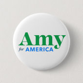 Amy für Amerika Button (Vorderseite)