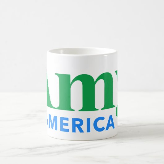 Amy für Amerika Kaffeetasse (Mittel)
