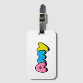 Amy Gepäckanhänger (Vorderseite Vertikal)