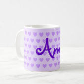 Amy in Lila Kaffeetasse (Vorderseite Links)