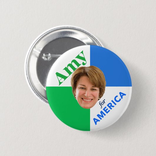 Amy Klobuchar 2020 Button (Vorne & Hinten)