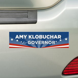 Amy Klobuchar für Gouverneur von Minnesota Autoaufkleber
