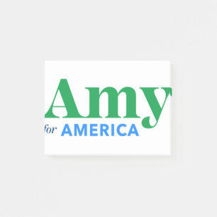 Amy Klobuchar für Präsident 2020 Post-it Klebezettel