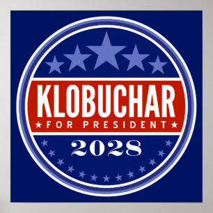 Amy Klobuchar für Präsident 2028 Poster