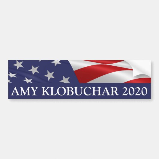 Amy Klobuchar für Präsidenten 2020 Autoaufkleber (Vorne)
