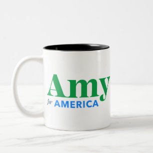 Amy Klobuchar für Präsidenten 2020 Zweifarbige Tasse