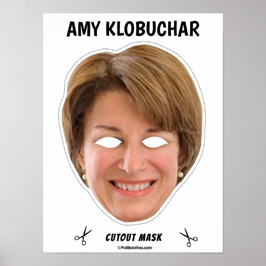AMY KLOBUCHAR Halloween Mask Poster (Vorne)