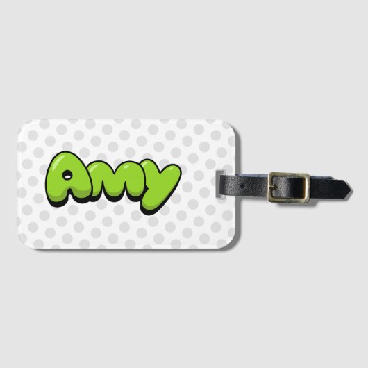 Amy Luggage Tag Gepäckanhänger (Vorderseite (Horizontal))
