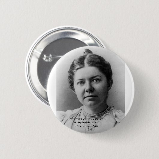 Amy Marcy Cheney Strand Button (Vorne & Hinten)