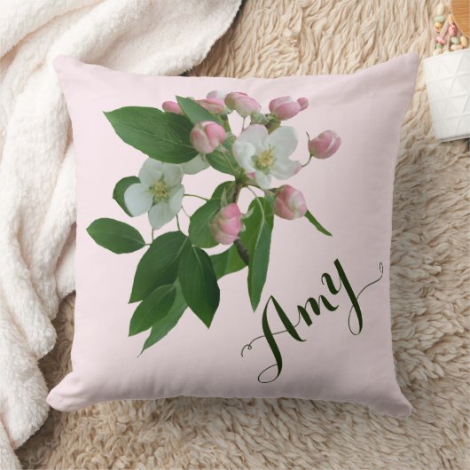 Amy-Name Blütenapfelblüte Hyge Kissen (Decke)