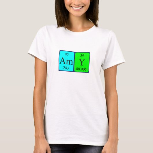 Amy Periodenname Shirt (Vorderseite)
