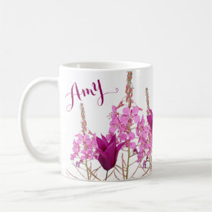 Amy pink Blume boho floral fun Kaffeetasse