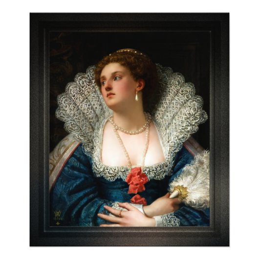 Amy Robsart von William Frederick Yeames Fotodruck (Vorne)