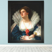 Amy Robsart von William Frederick Yeames Leinwanddruck (Insitu (Holzboden))